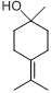 gamma-萜品醇;gamma-松油醇;1-甲基-4-(1-甲基亚乙基)环己烷-1-醇分子式结构图