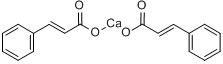肉桂酸钙分子式结构图