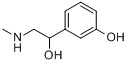 去氧肾上腺素碱;3-羟基-alpha-((甲基氨基)甲基)-苄醇分子式结构图