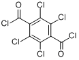 2,3,5,6-四氯对苯二甲酰氯分子式结构图