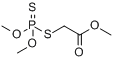 二甲氧基二硫代磷酸基乙酸甲酯分子式结构图