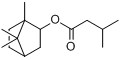 异戊酸龙脑酯;(1S,4R,6R)-1,7,7-三甲基二环[2.2.1]庚-2-基3-甲基丁酸酯分子式结构图