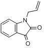 1-烯丙基-1H-吲哚-2,3-二酮分子式结构图