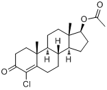 醋酸氯睾酮分子式结构图