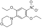 4-(2,5-二乙氧基-4-硝基苯基)吗啉分子式结构图