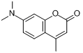 7-二甲氨基-4-甲基香豆素分子式结构图