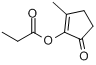 甲基环戊烯酮醇丙酸酯;2-甲基-5-氧代环戊-1-烯醇丙酸酯分子式结构图
