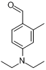 4-(二乙氨基)-2-甲基苯甲醛;N,N-二乙基-4-氨基-2-甲基苯甲醛分子式结构图