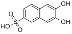 6,7-二羟基萘-2-磺酸分子式结构图