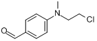 N-甲基-N-氯乙基-4-氨基苯甲醛;4-(N-甲基-N-氯乙基)氨基苯甲醛分子式结构图