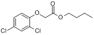 2,4-滴丁酯;2,4-二氯苯氧乙酸正丁酯分子式结构图