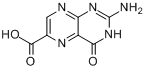 蝶呤-6-羧酸;2-氨基-1,4-二氢-4-氧代蝶啶-6-羧酸分子式结构图