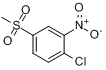 邻硝基对甲砜基氯苯;2-硝基-4-甲砜基氯苯分子式结构图